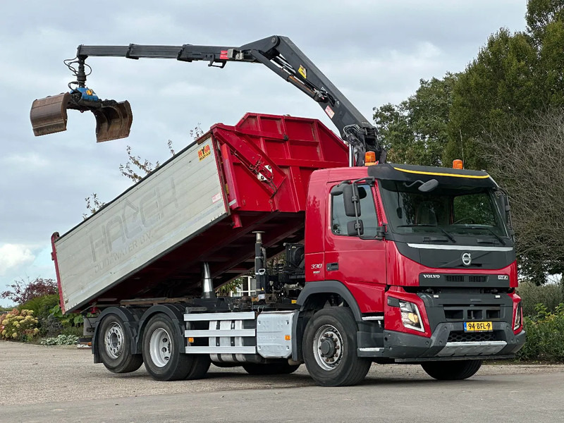 Volvo FMX 330 EURO6!!6X4!!VOORAS AANGEDREVEN!!Z-Kraan/KIPPER!! - Самосвал камион, Камион с кран: снимка 1 Volvo FMX 330 EURO6!!6X4!!VOORAS AANGEDREVEN!!Z-Kraan/KIPPER!! - Самосвал камион, Камион с кран: снимка 1