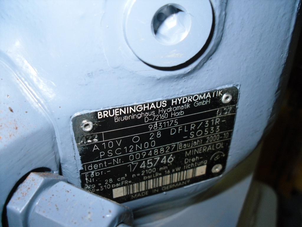 Brueninghaus Hydromatik A11VO95LRCS - - Хидравлична помпа за Строителна техника: снимка 4 Brueninghaus Hydromatik A11VO95LRCS - - Хидравлична помпа за Строителна техника: снимка 4