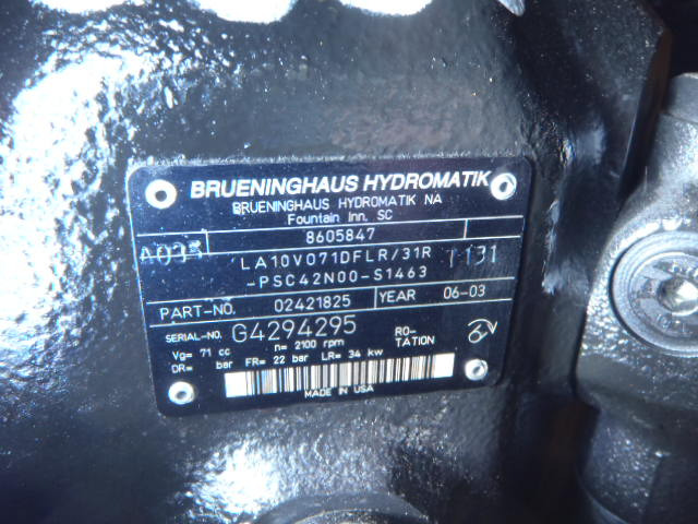 Brueninghaus Hydromatik LA10VO71DFLR/31R-PSC42N00-S1463 - - Хидравлична помпа за Строителна техника: снимка 3 Brueninghaus Hydromatik LA10VO71DFLR/31R-PSC42N00-S1463 - - Хидравлична помпа за Строителна техника: снимка 3