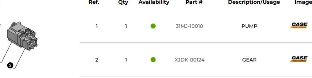 Case 31MJ-10010 - Хидравлична помпа за Строителна техника: снимка 3 Case 31MJ-10010 - Хидравлична помпа за Строителна техника: снимка 3