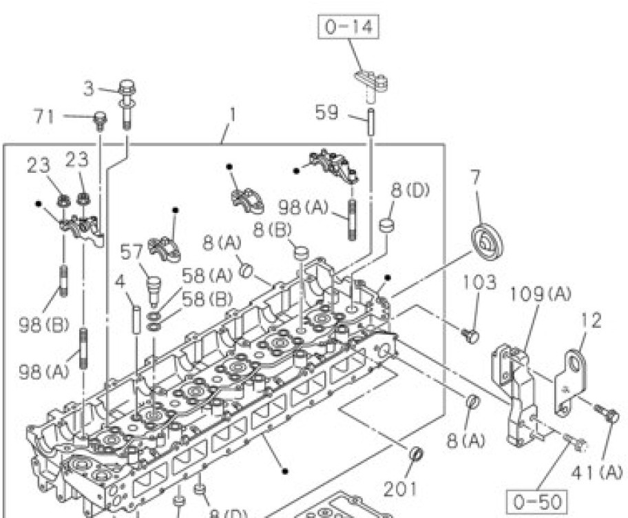 Case 47607715R - Глава на блока за Селскостопанска техника: снимка 1 Case 47607715R - Глава на блока за Селскостопанска техника: снимка 1