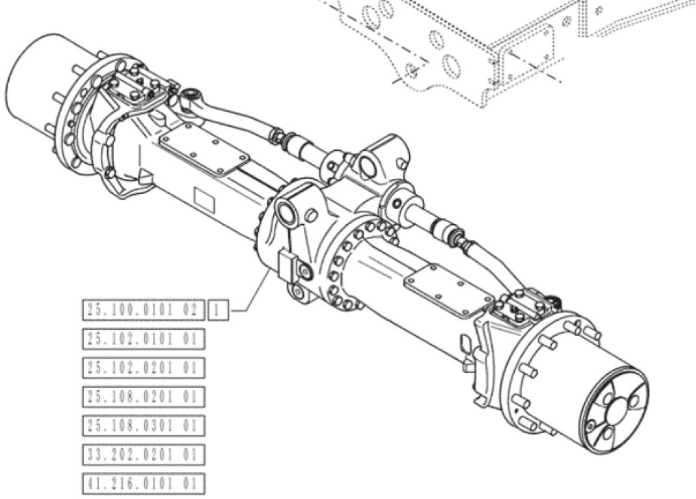 Case 47850494 - 84285791 - Предна ос за Строителна техника: снимка 1 Case 47850494 - 84285791 - Предна ос за Строителна техника: снимка 1