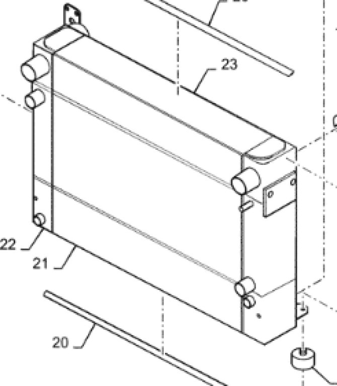 Case 47929005 - Маслен охладител за Селскостопанска техника: снимка 1 Case 47929005 - Маслен охладител за Селскостопанска техника: снимка 1