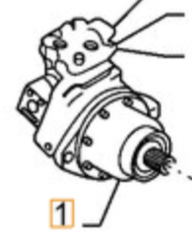 Case 84593597 - Хидравличен мотор за Строителна техника: снимка 2 Case 84593597 - Хидравличен мотор за Строителна техника: снимка 2