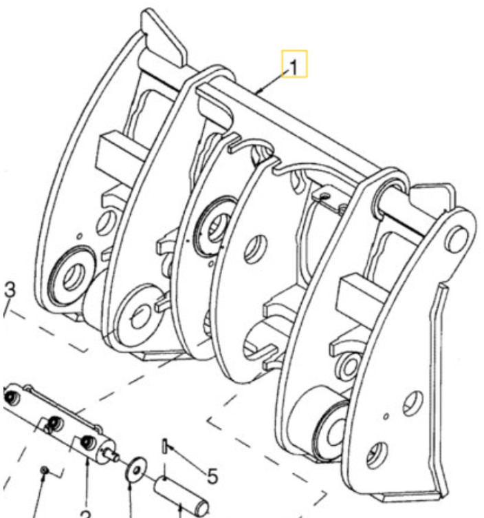 Case 87741072 - Бързо сменник за Строителна техника: снимка 1 Case 87741072 - Бързо сменник за Строителна техника: снимка 1