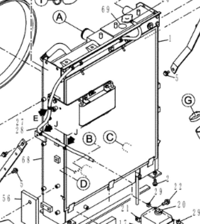 Case KNH11000 - 51657274 - Охладителна система за Строителна техника: снимка 1 Case KNH11000 - 51657274 - Охладителна система за Строителна техника: снимка 1