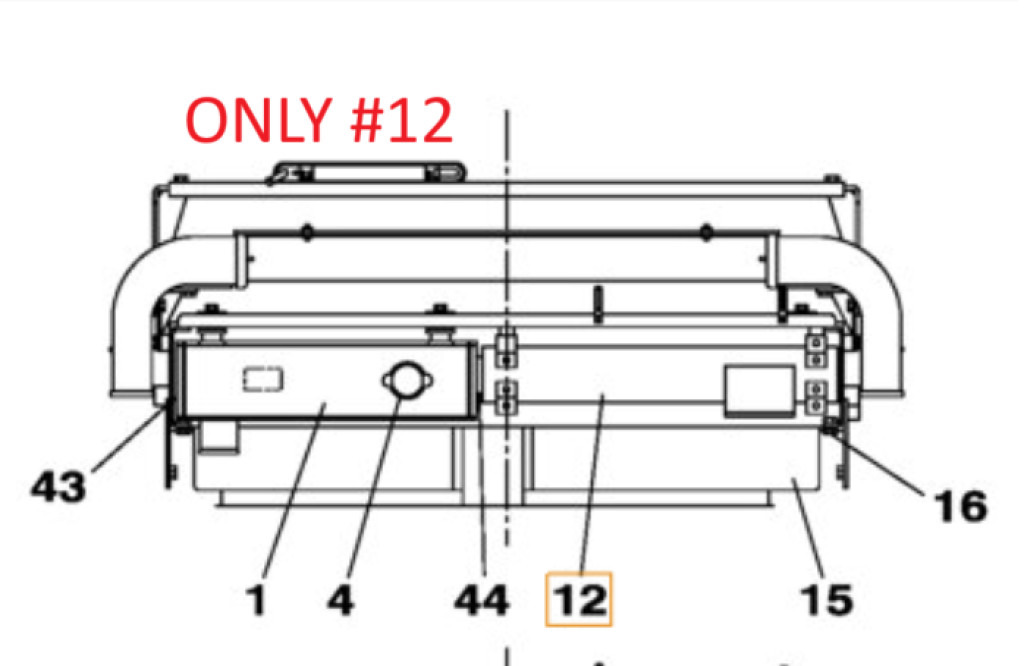 Case LN002110 - LN001580 - Интеркулер за Строителна техника: снимка 1 Case LN002110 - LN001580 - Интеркулер за Строителна техника: снимка 1