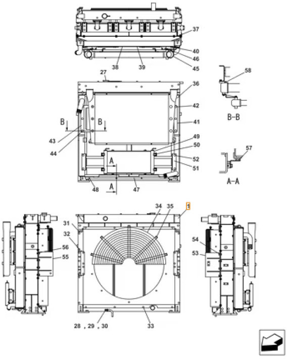 Case LN002530 - LN001620 - Маслен охладител за Селскостопанска техника: снимка 1 Case LN002530 - LN001620 - Маслен охладител за Селскостопанска техника: снимка 1