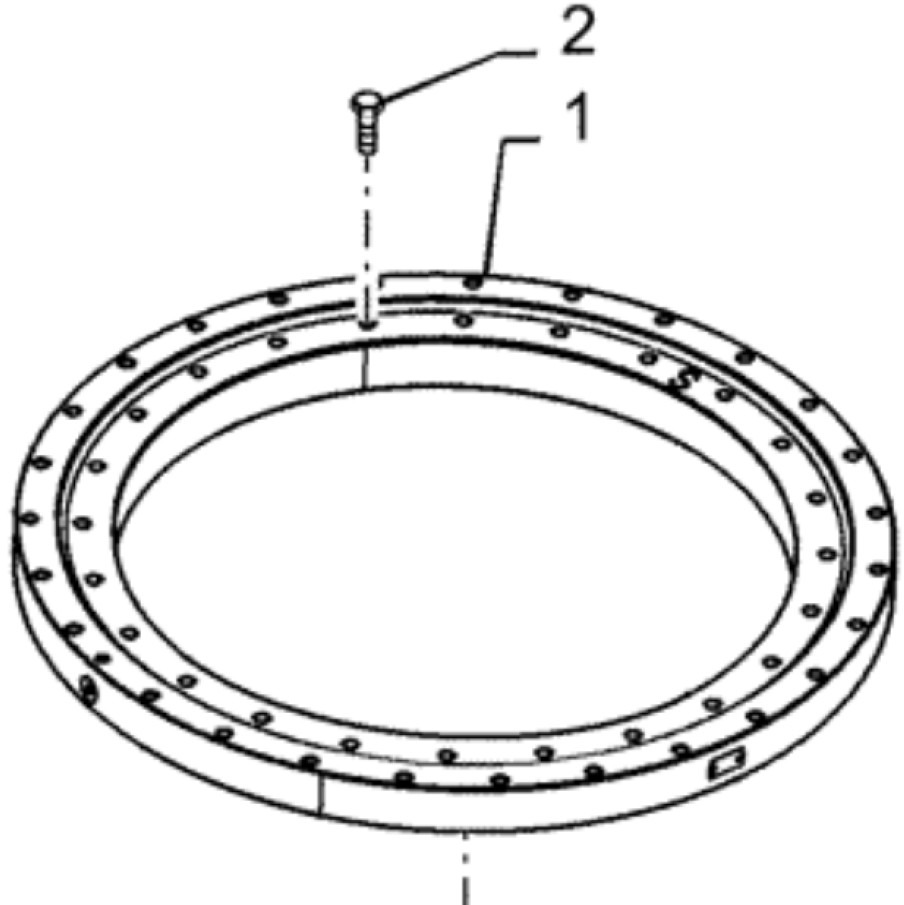 Case PS40F00003F1 - Въртящ механизъм за Строителна техника: снимка 1 Case PS40F00003F1 - Въртящ механизъм за Строителна техника: снимка 1