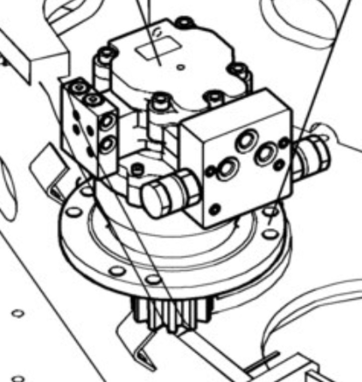 Case PY15V00012F2 - Редуктор на въртене за Строителна техника: снимка 1 Case PY15V00012F2 - Редуктор на въртене за Строителна техника: снимка 1
