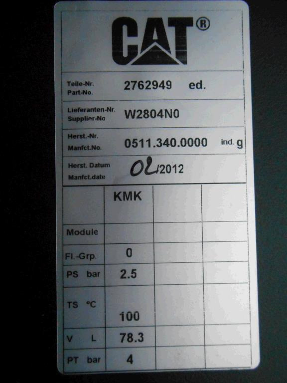 Нови Радиатор за Строителна техника Caterpillar 2762949 - 5339486: снимка 6