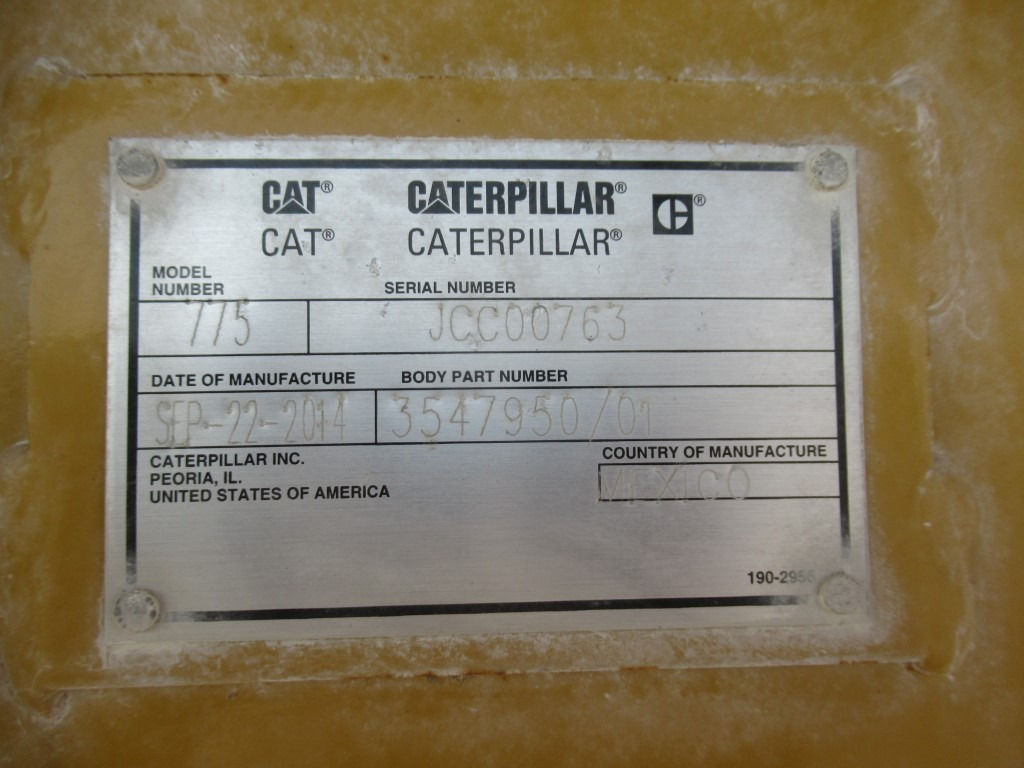 Caterpillar 3547910 - 3547900 - Самосвална надстройка: снимка 1 Caterpillar 3547910 - 3547900 - Самосвална надстройка: снимка 1