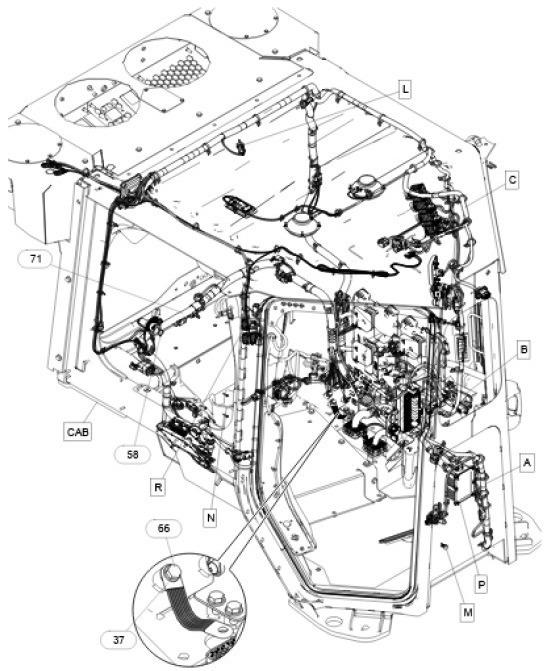 Caterpillar 5880903 - 5662020 - Кабели/ Жици за Строителна техника: снимка 1 Caterpillar 5880903 - 5662020 - Кабели/ Жици за Строителна техника: снимка 1