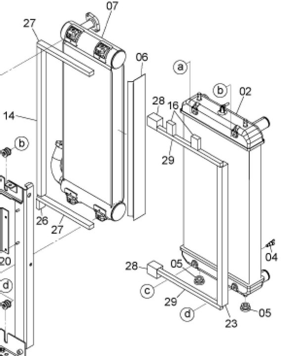 Hitachi YA00009861 - YA00043285 - Радиатор за Строителна техника: снимка 1 Hitachi YA00009861 - YA00043285 - Радиатор за Строителна техника: снимка 1