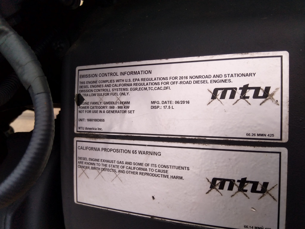 Двигател за Строителна техника MTU 10V1600C60 -: снимка 9