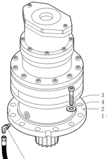 New Holland 152403301 - 152403302 - Редуктор на въртене за Строителна техника: снимка 1 New Holland 152403301 - 152403302 - Редуктор на въртене за Строителна техника: снимка 1