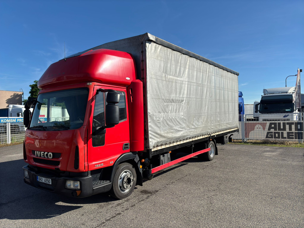 IVECO EuroCargo 160 ML75E16 - Камион с брезент: снимка 1 IVECO EuroCargo 160 ML75E16 - Камион с брезент: снимка 1