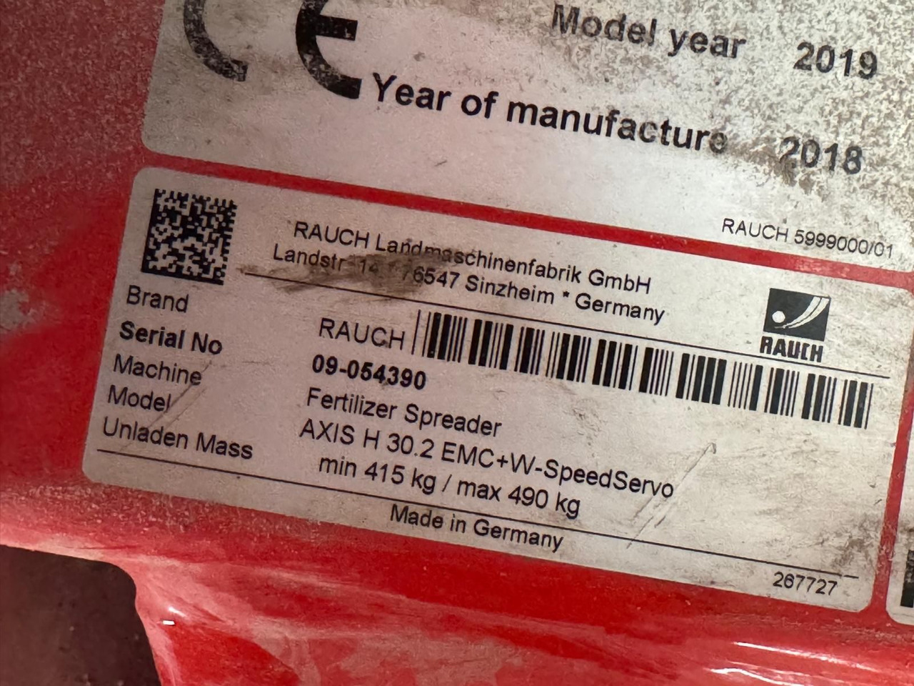 Rauch AXIS H 30.2 EMC + W - SpeedServo - Тороразпръсквачка: снимка 3 Rauch AXIS H 30.2 EMC + W - SpeedServo - Тороразпръсквачка: снимка 3