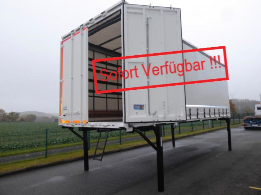 Krone Heck mit Portaltüren - Брезентова каросерия: снимка 1 Krone Heck mit Portaltüren - Брезентова каросерия: снимка 1