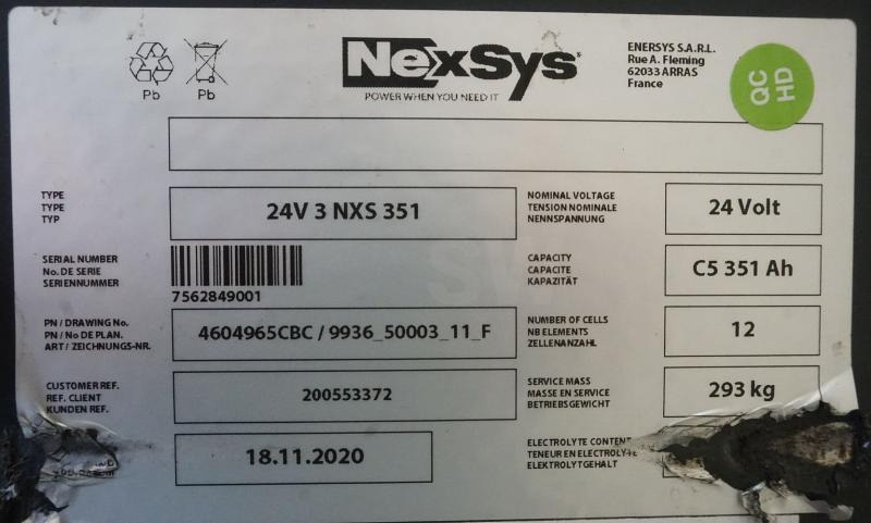 Акумулатор HAWKER 24 Volt 3 NXS 351 Ah: снимка 6