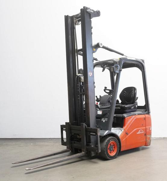 Linde E 15 386 - Електрокар: снимка 1 Linde E 15 386 - Електрокар: снимка 1