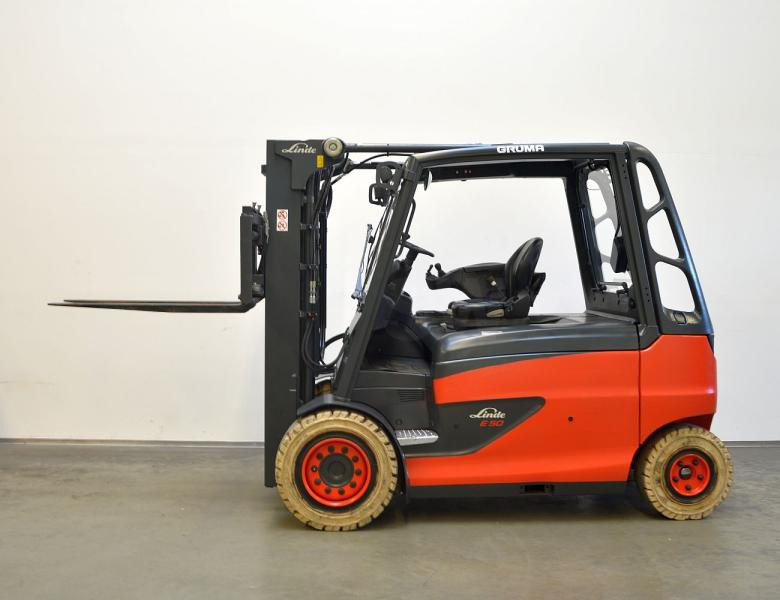 Linde E 50 L 388 - Електрокар: снимка 4 Linde E 50 L 388 - Електрокар: снимка 4