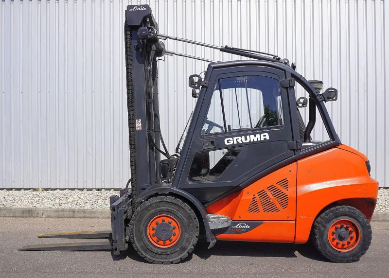 Linde H 50 D/600 EVO 394-02 - Дизелов мотокар: снимка 4 Linde H 50 D/600 EVO 394-02 - Дизелов мотокар: снимка 4