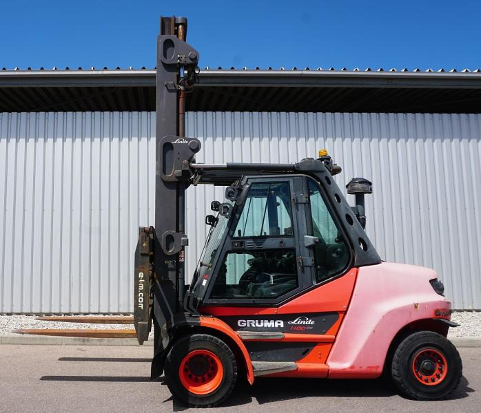 Linde H 80 D/900 EVO 396-03 - Дизелов мотокар: снимка 4 Linde H 80 D/900 EVO 396-03 - Дизелов мотокар: снимка 4