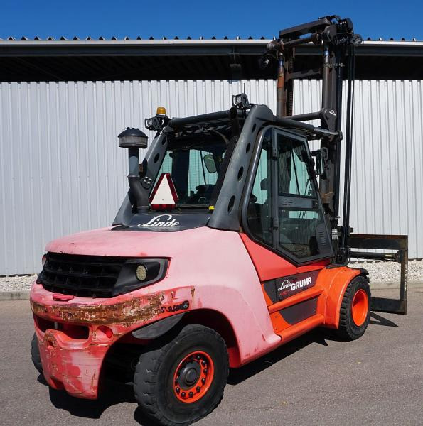 Linde H 80 D/900 EVO 396-03 - Дизелов мотокар: снимка 1 Linde H 80 D/900 EVO 396-03 - Дизелов мотокар: снимка 1