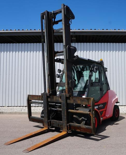 Linde H 80 D/900 EVO 396-03 - Дизелов мотокар: снимка 1 Linde H 80 D/900 EVO 396-03 - Дизелов мотокар: снимка 1