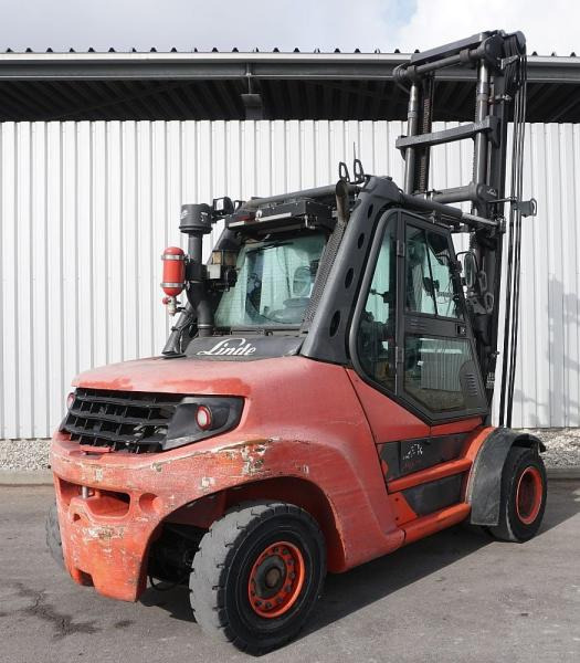 Linde H 80 D/900 EVO 396-03 - Дизелов мотокар: снимка 2 Linde H 80 D/900 EVO 396-03 - Дизелов мотокар: снимка 2
