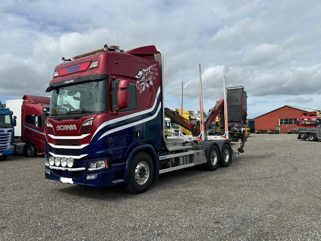Scania R650B 6X4 NB - Камион за дърва: снимка 2 Scania R650B 6X4 NB - Камион за дърва: снимка 2
