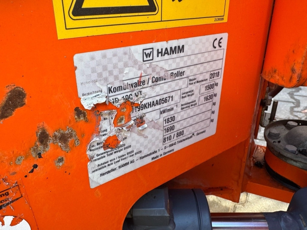 Hamm HD 10 C VT - Комбиниран валяк: снимка 5 Hamm HD 10 C VT - Комбиниран валяк: снимка 5