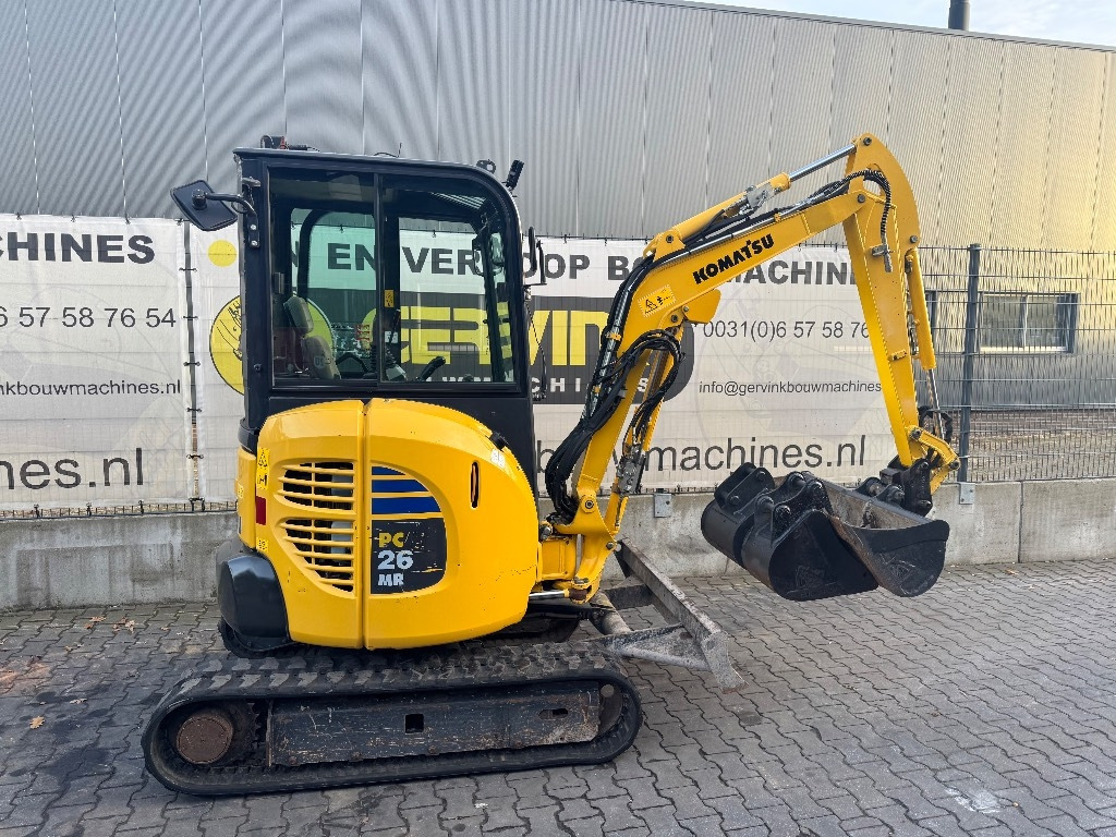 Komatsu PC 26 MR-3 - Мини багер: снимка 1 Komatsu PC 26 MR-3 - Мини багер: снимка 1
