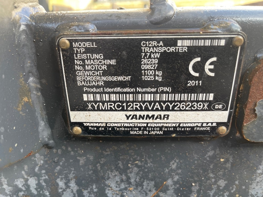 Yanmar C 12 R - Мини самосвал: снимка 5 Yanmar C 12 R - Мини самосвал: снимка 5