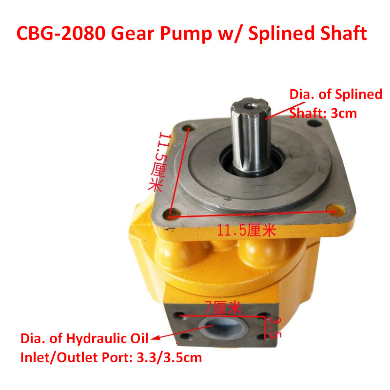 Нови Хидравлична помпа за Колесен товарач Qingdao Promising Hydraulic Gear Pumps for China Loader: снимка 13