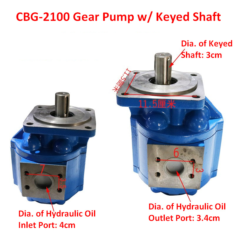 Нови Хидравлична помпа за Колесен товарач Qingdao Promising Hydraulic Gear Pumps for China Loader: снимка 11