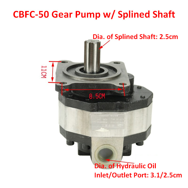 Нови Хидравлична помпа за Колесен товарач Qingdao Promising Hydraulic Gear Pumps for China Loader: снимка 15