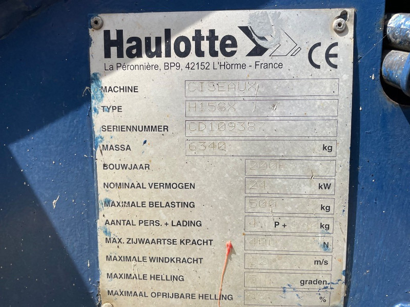 Haulotte H 15 SX - Ножична работна платформа: снимка 3 Haulotte H 15 SX - Ножична работна платформа: снимка 3