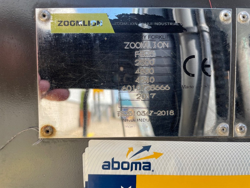 Zoomlion FB 25 Z - Електрокар: снимка 3 Zoomlion FB 25 Z - Електрокар: снимка 3