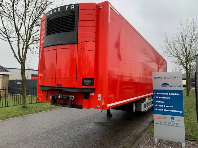 H.T.F. Heiwo HTF 2 axle Frigo trailer 1 axle steering Carrier Vector city dubbele verdamper MOT 03-2026 - Рефрижератор полуремарке: снимка 1 H.T.F. Heiwo HTF 2 axle Frigo trailer 1 axle steering Carrier Vector city dubbele verdamper MOT 03-2026 - Рефрижератор полуремарке: снимка 1