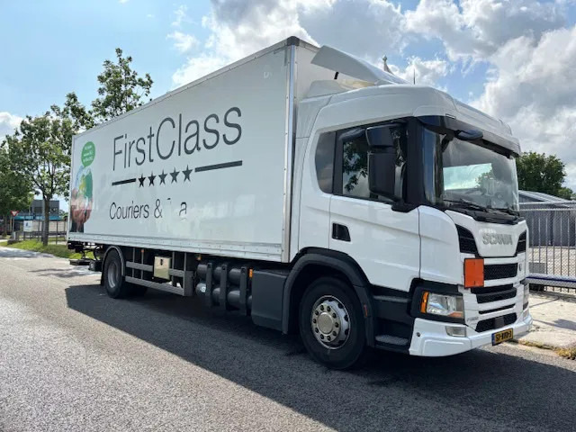 Scania P280 Closed box taillift 2000 kg Fuel CNG ADR 2 units in stock - Камион фургон: снимка 1 Scania P280 Closed box taillift 2000 kg Fuel CNG ADR 2 units in stock - Камион фургон: снимка 1