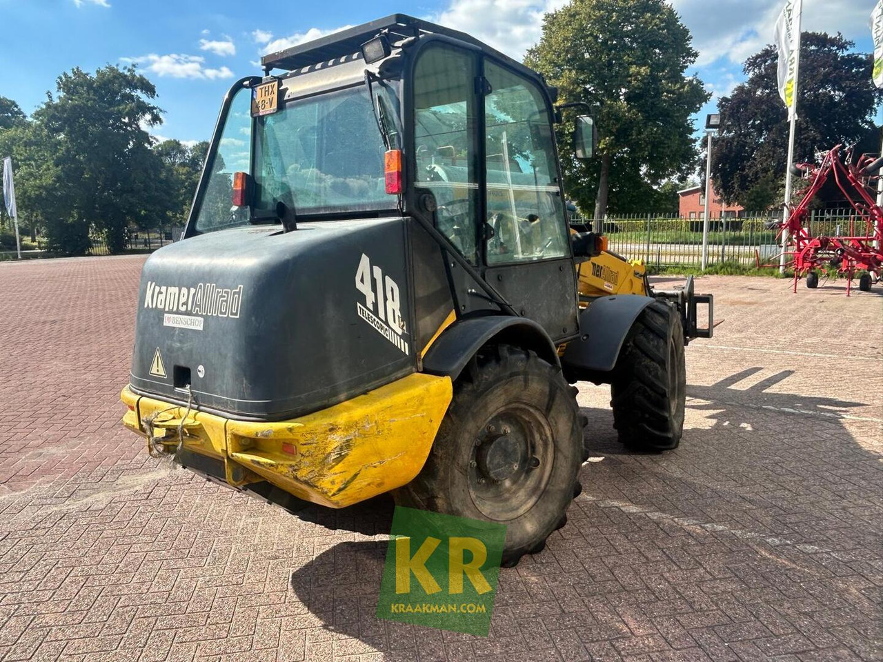 418 telescopic Kramer - Телескопичен колесен товарач: снимка 3 418 telescopic Kramer - Телескопичен колесен товарач: снимка 3