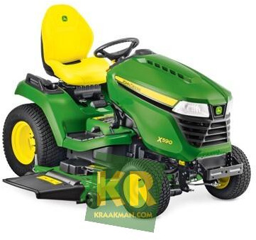 John Deere X590 - Косачка за трева: снимка 1 John Deere X590 - Косачка за трева: снимка 1