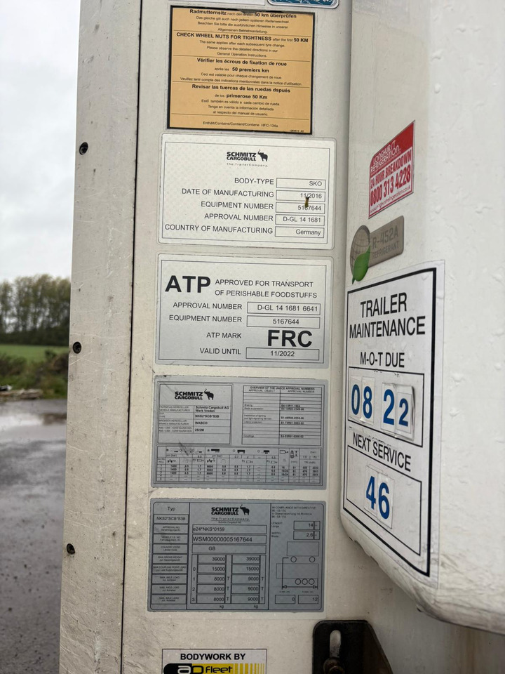 2012 Gray & Adams 10.4m Fridge Trailer – BTK110 - Рефрижератор полуремарке: снимка 2 2012 Gray & Adams 10.4m Fridge Trailer – BTK110 - Рефрижератор полуремарке: снимка 2