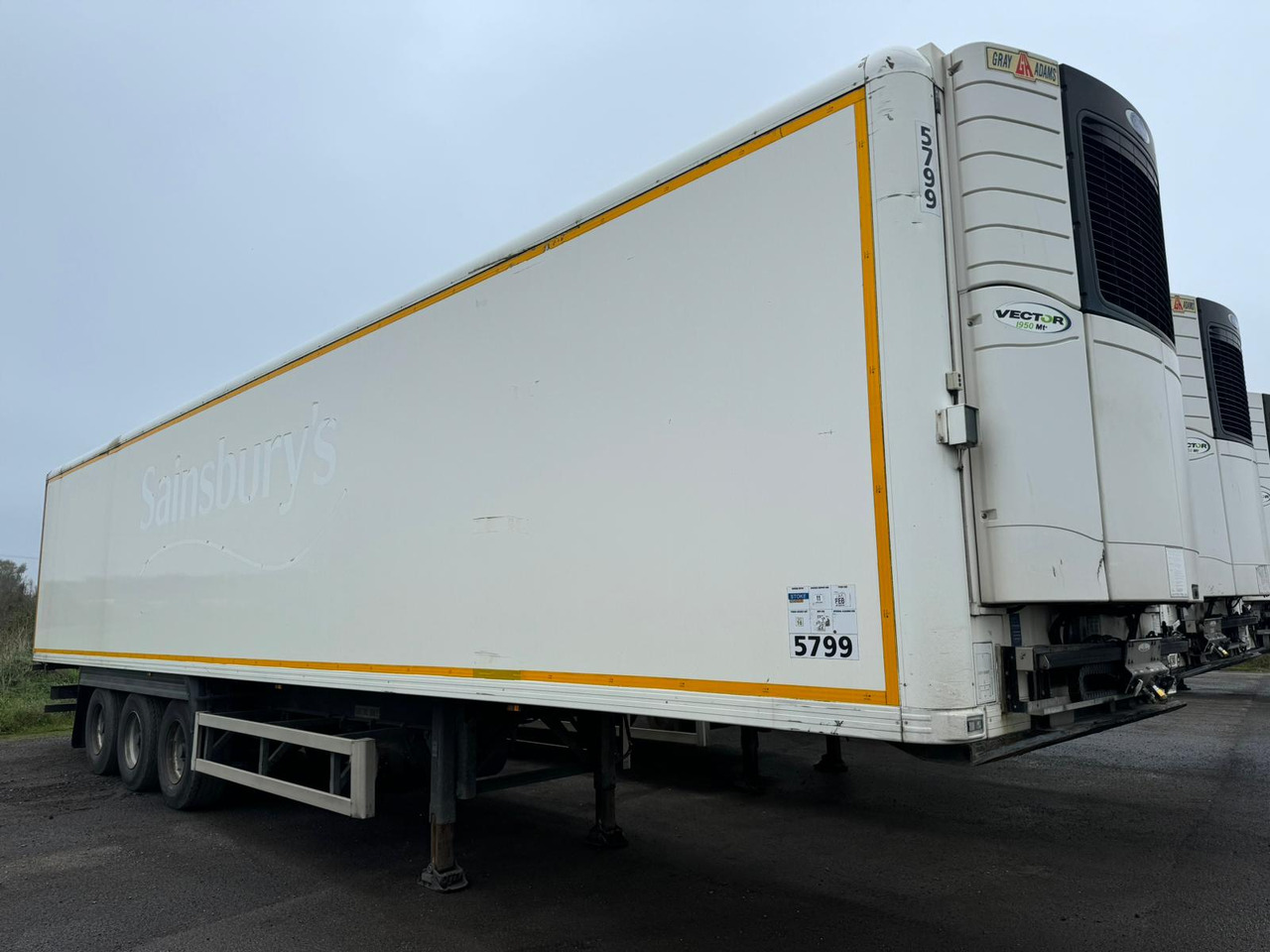 2015 Gray and Adams 13.6m Fridge Trailer - Рефрижератор полуремарке: снимка 2 2015 Gray and Adams 13.6m Fridge Trailer - Рефрижератор полуремарке: снимка 2