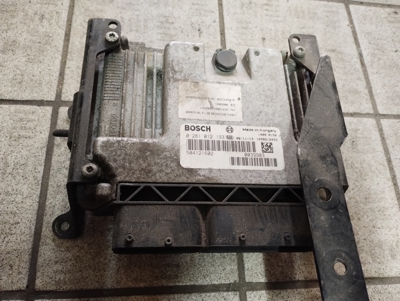 STEROWNIK SILNIKA IVECO DAILY 2.3 HPI 06-11 0281012193 504121602 - Електрическа система за Лекотоварен автомобил: снимка 1 STEROWNIK SILNIKA IVECO DAILY 2.3 HPI 06-11 0281012193 504121602 - Електрическа система за Лекотоварен автомобил: снимка 1