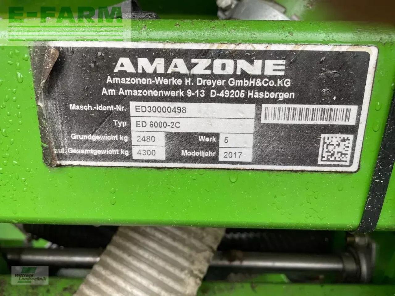 Прецизна сеялка Amazone ed 6000-2c: снимка 8