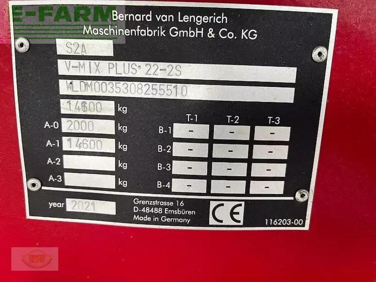 Техника за животновъдство BVL - van Lengerich v- mix 22-2 s: снимка 13 Техника за животновъдство BVL - van Lengerich v- mix 22-2 s: снимка 13