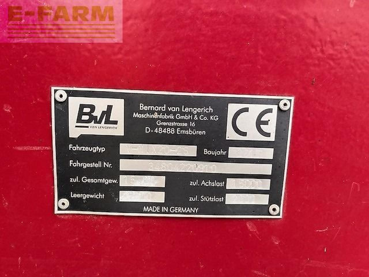 BVL - van Lengerich v-mix plus futtermischwagen - Техника за животновъдство: снимка 3 BVL - van Lengerich v-mix plus futtermischwagen - Техника за животновъдство: снимка 3